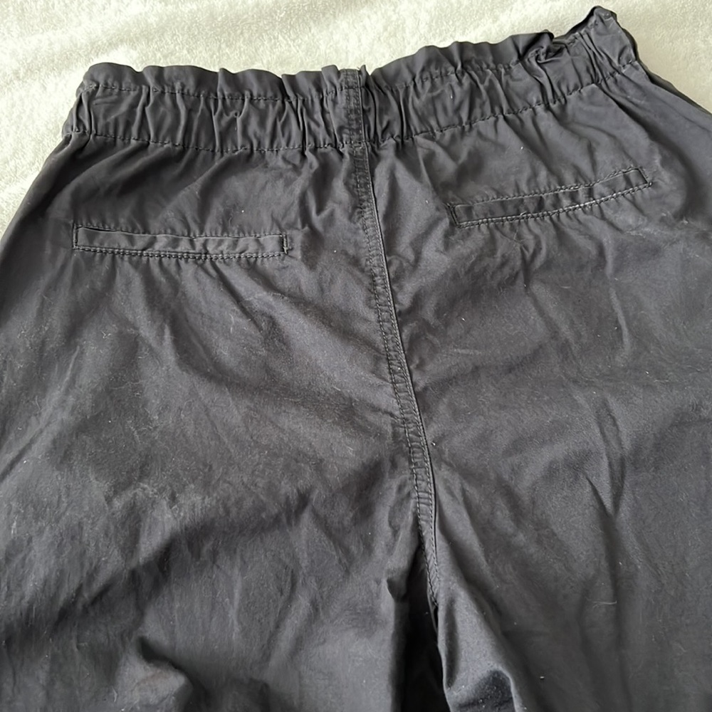 ⭐️ LOFT athletic pants front pockets elastic waist dark grey women size M - Picture 4 of 9